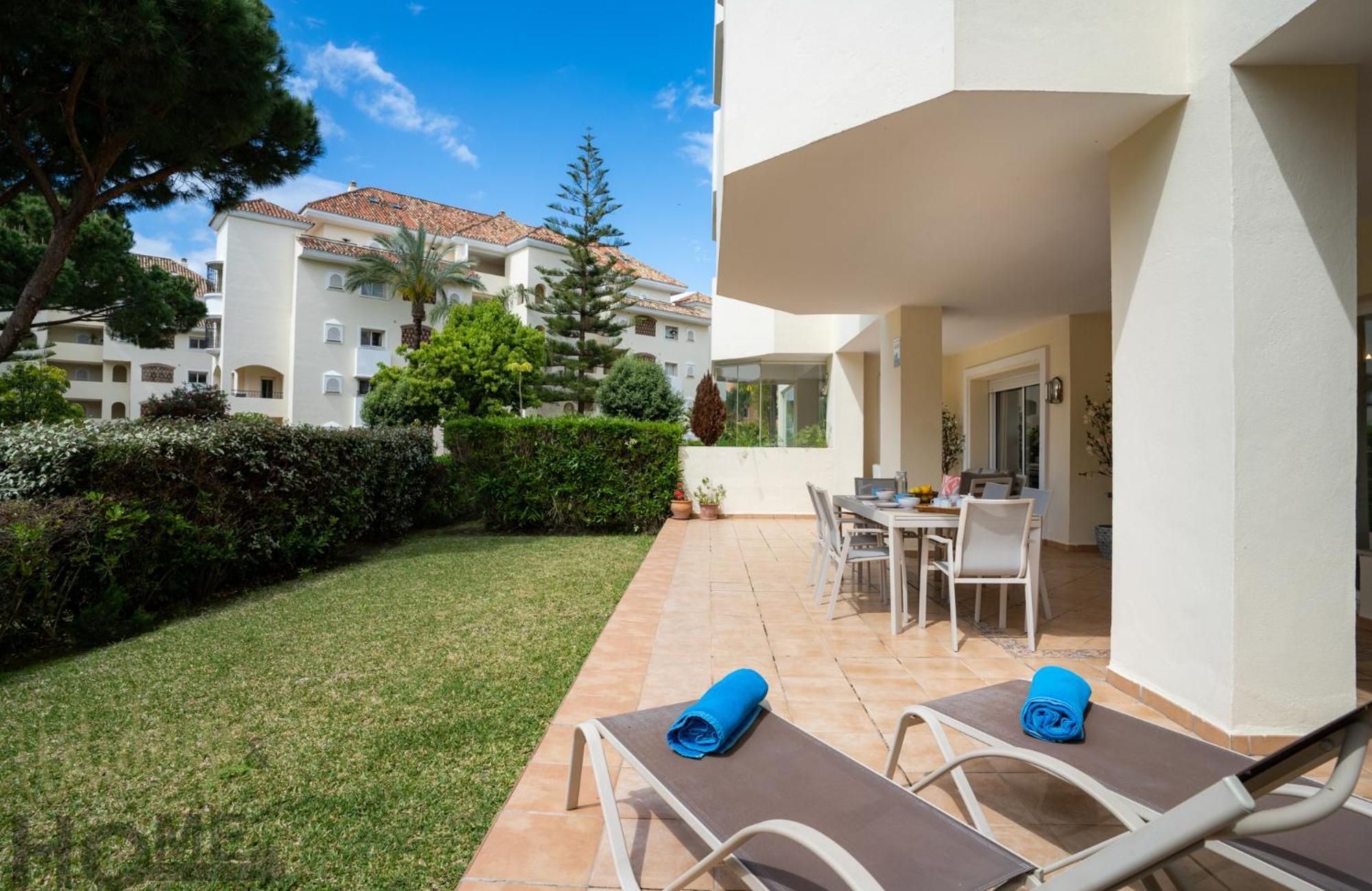 Апартаменти Hacienda Playa Elviria 300 M Playa,Jardin , 2 Hab ,Марбелья Екстер'єр фото