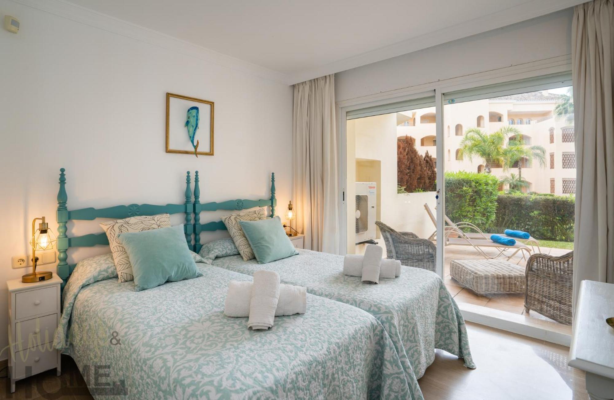 Апартаменти Hacienda Playa Elviria 300 M Playa,Jardin , 2 Hab ,Марбелья Екстер'єр фото