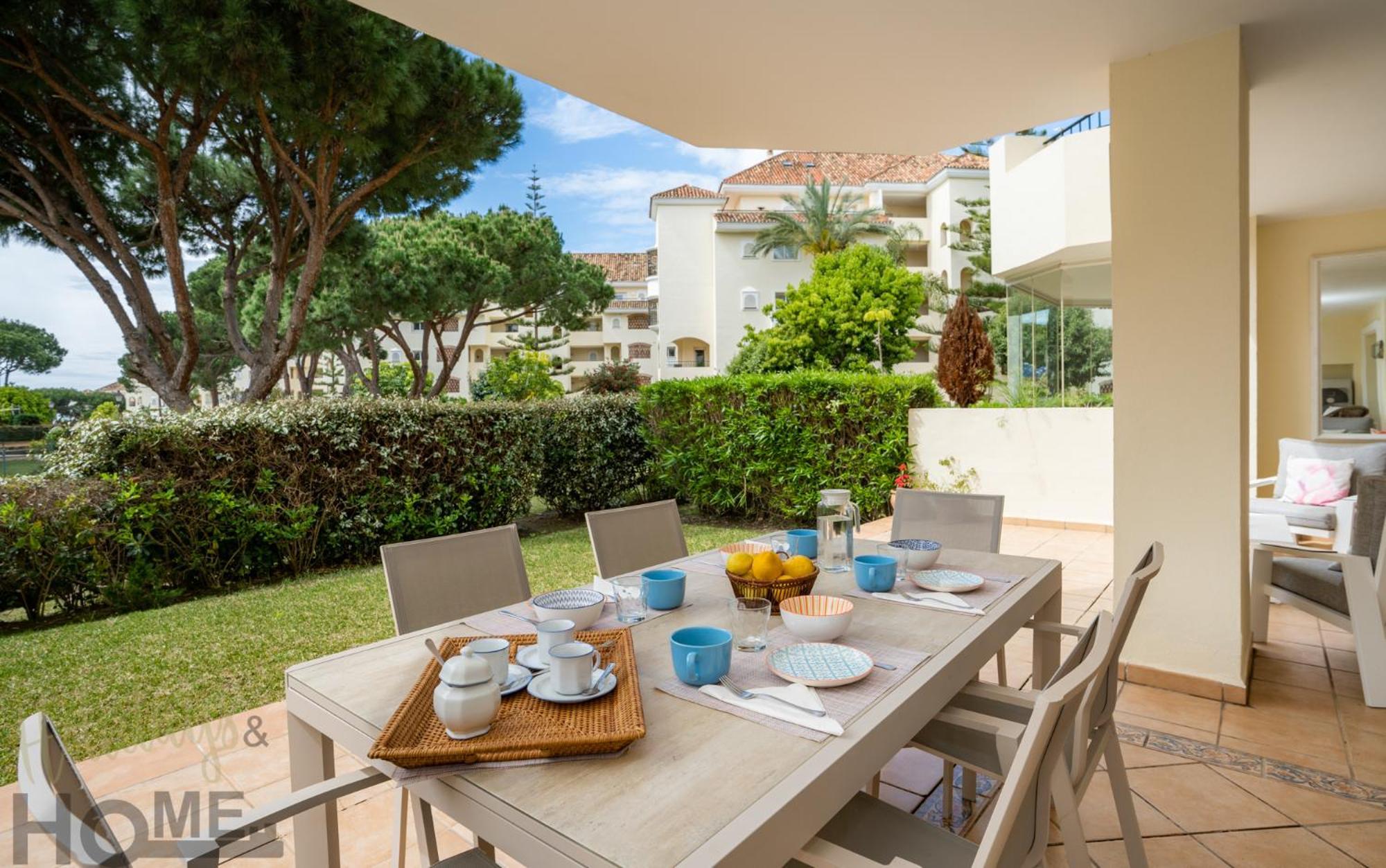 Апартаменти Hacienda Playa Elviria 300 M Playa,Jardin , 2 Hab ,Марбелья Екстер'єр фото